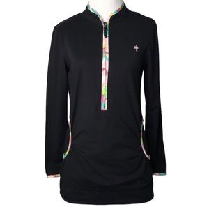 Lilly Pulitzer 3/4 Zip Long Sleeve XL